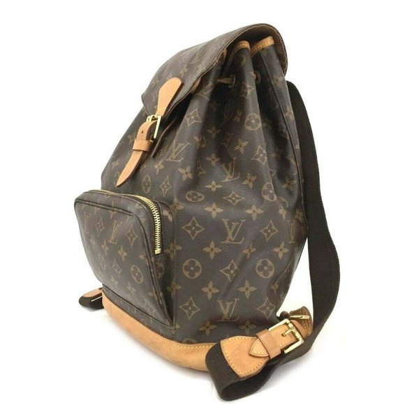 Auth Louis Vuitton Monogram Montsouris GM Backpack - Picture 4 of 12